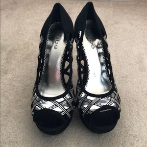 Bebe platform heels